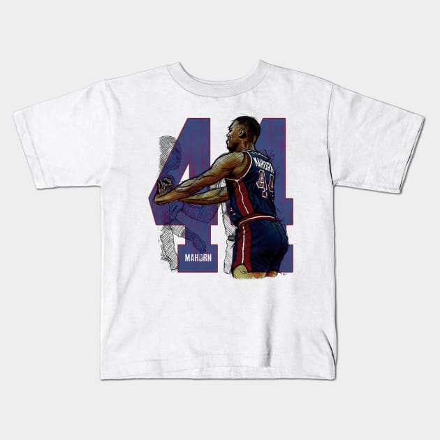 Rick Mahorn Detroit Push Kids T-Shirt by MASTER_SHAOLIN